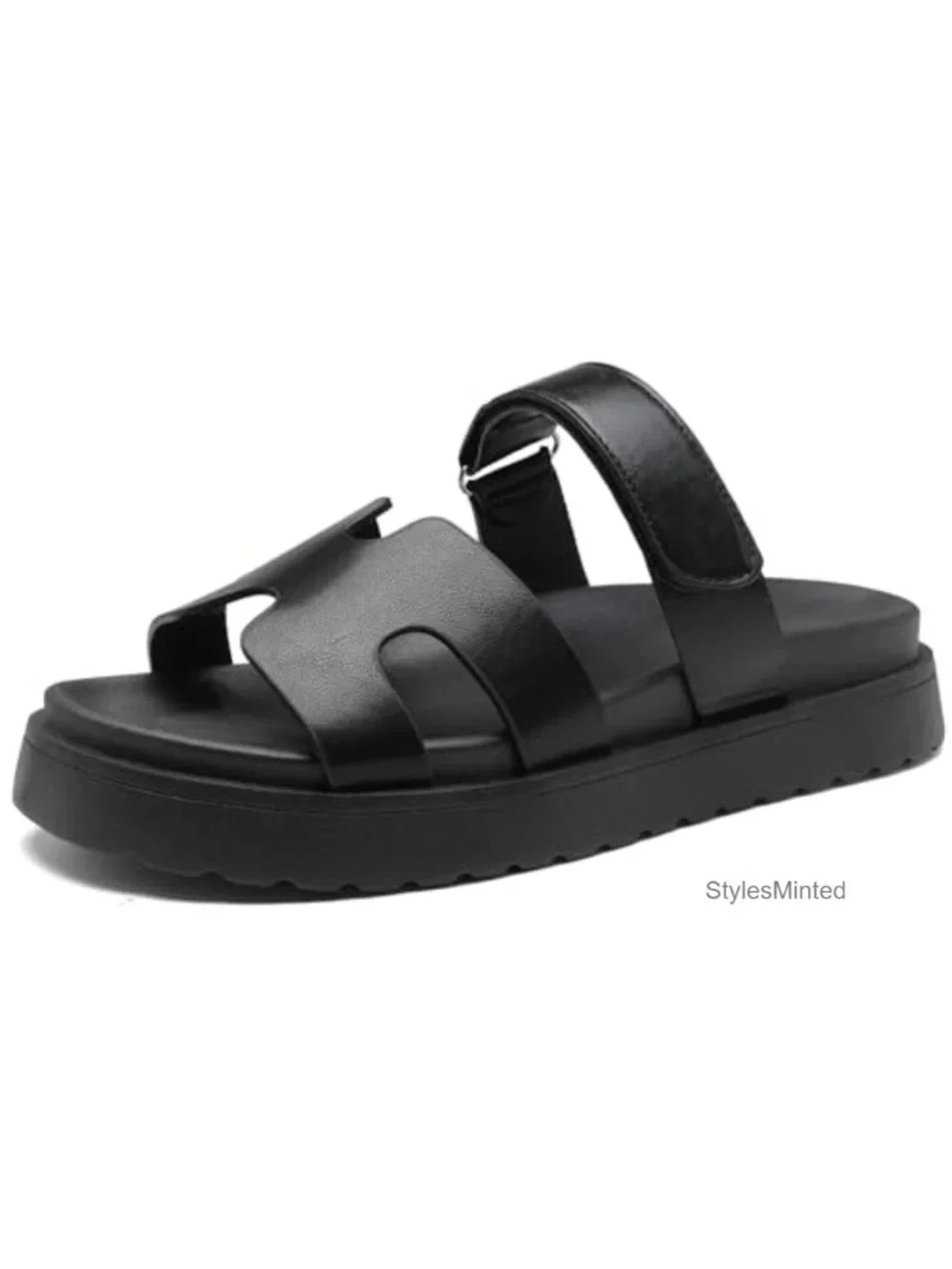 Thick Platform Slide Sandals Anti-Slip Open Toe Summer Flats